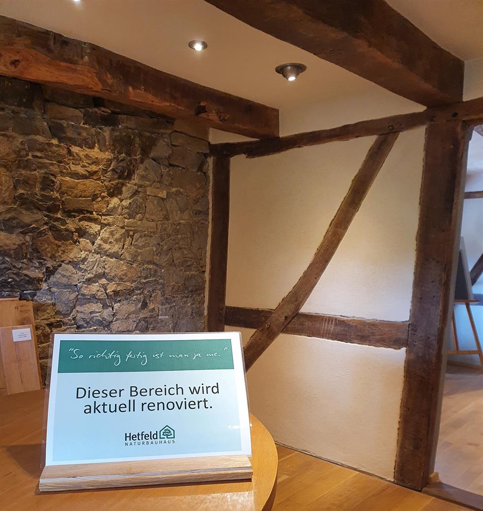 Umbau und Neugestaltung unserer Ausstellung