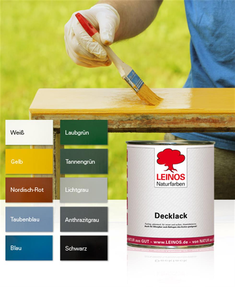 NEUER Leinos Decklack im Sortiment – jetzt wird es bunt