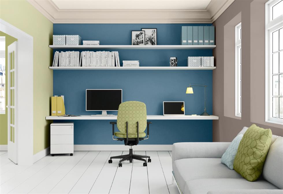 Homeoffice frisch gestrichen – kreativ und wohngesund