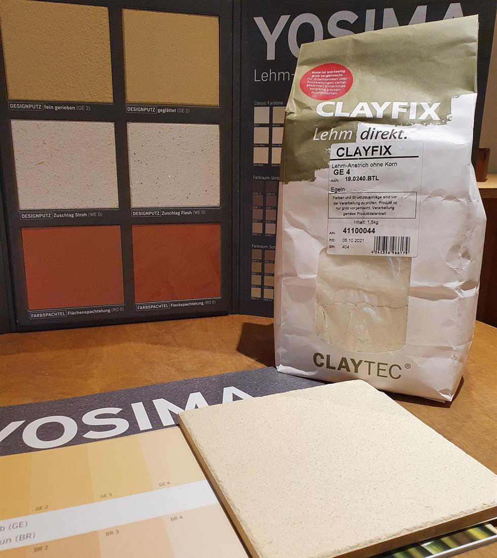 Lehmfinish einfach leicht gemacht mit Lehmfarben von Claytec 